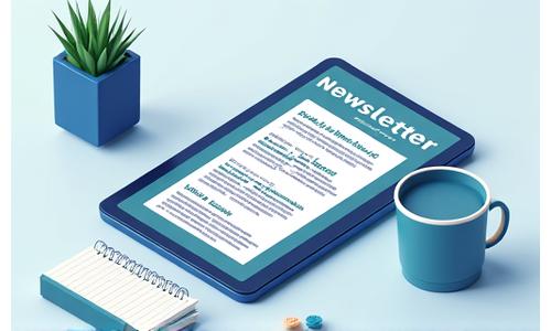 Vorschau eines KI-Newsletter-Layouts mit relevanten Inhalten